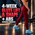 4-Week Glute Lift & Shape + Abs Workout Program